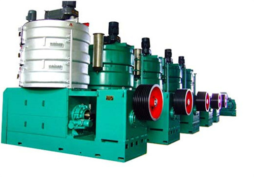 sunflower oil press plant equipment list and its prices