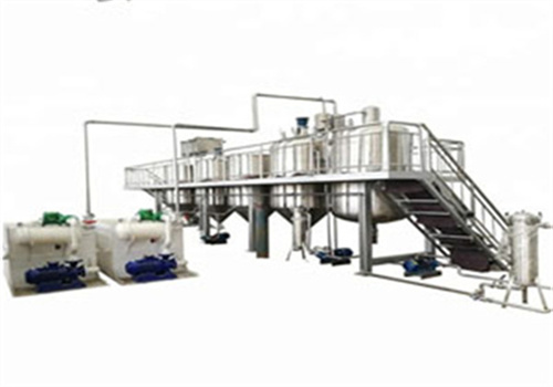oman high-efficiency soybean coconut oil refining machine