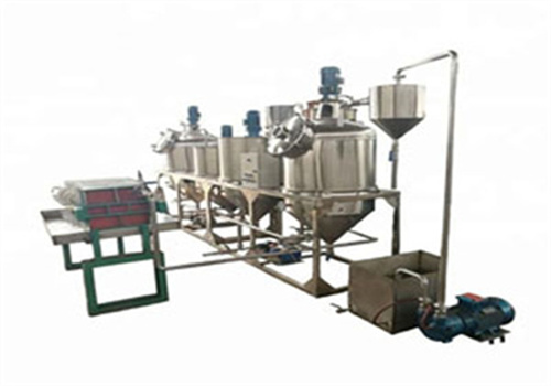 ghana peanut cottonseed cooking oil refining machine