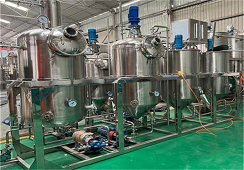 saudi arabia sunflower durable soybean oil refining machine