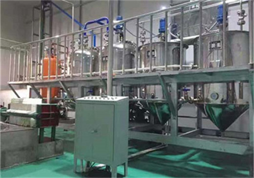 zambia large sesame soybean mustard oil refining machine