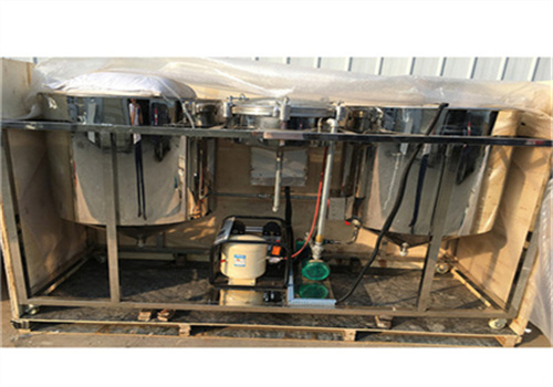 turkey small soybean mustard oil refining machine