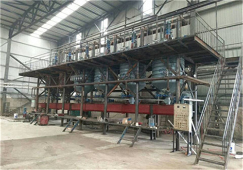 the process of making sunflower oil refining machine
