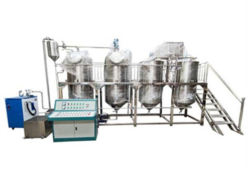kenya energy saving small soybean oil refining line