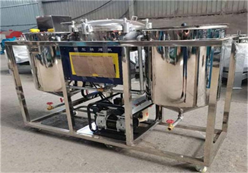 indonesia project peanut oil refining equipment
