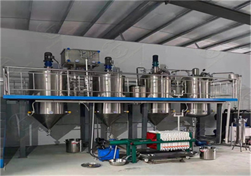 10-200td sunflower oil refining machine price korea